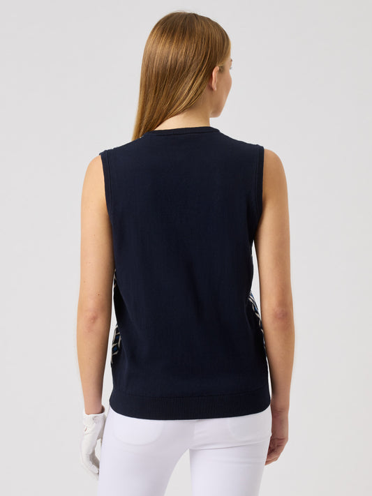 Square V-neck Vest Square