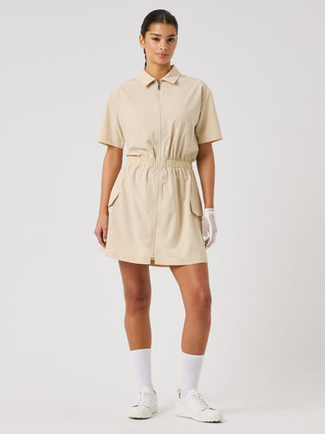Acerra Short-Sleeved Dress Oyster