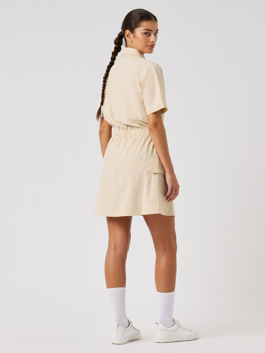 Acerra Short-Sleeved Dress Oyster