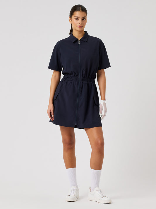 Acerra Short-Sleeved Dress Navy