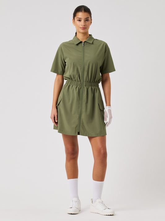 Acerra Short-Sleeved Dress Sage