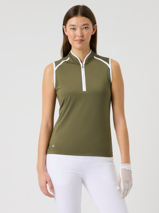 Trophy Sleeveless Top Sage