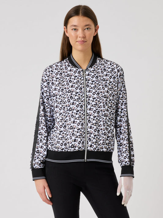 Bomber Jacket Leo Contrast