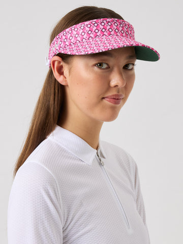 Print Visor Geometric Palm Tree