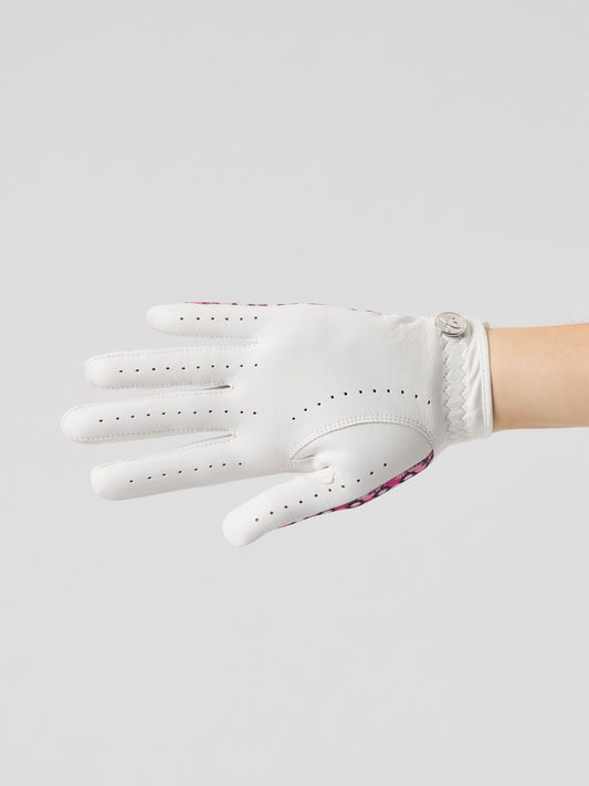 Print Sun Glove Geometric Palm Tree