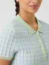 Knit Top met korte mouwen Muted Pistachio