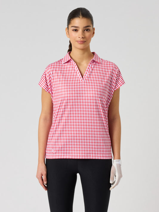 Printed Air Cap S Polo Shirt Sunny Geo