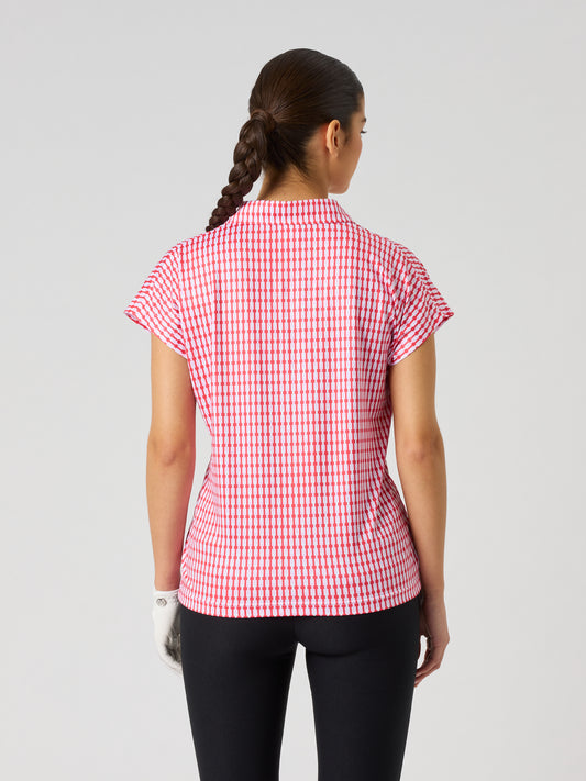 Printed Air Cap S Polo Shirt Sunny Geo