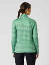 Printed Air Ls Half Neck Banana Leaf