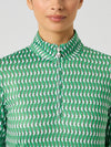 Printed Air Ls Half Neck Banana Leaf