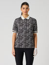 Printed 1/2s Polo Shirt Zebra