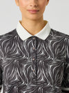 Printed 1/2s Polo Shirt Zebra