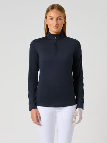 Anna Ls Half Neck Navy