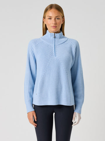 Hudson Ls Pullover Lined Light Blue