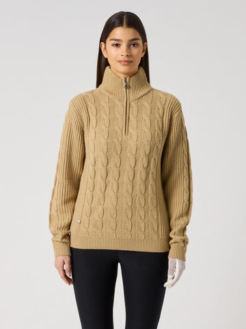 Cable Ls Pullover Unlined Bark
