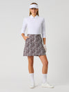 Printed Dull Pull-on Skort 45 Cm Zebra