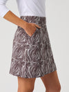 Printed Dull Pull-on Skort 45 Cm Zebra