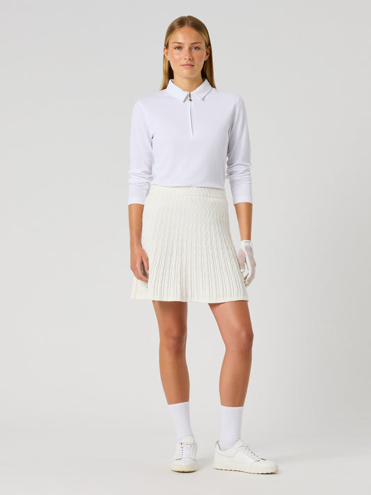 Madelene Skort 45 Cm White