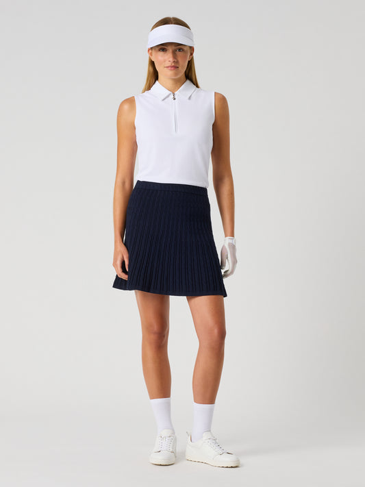 Madelene Skort 45 Cm Navy