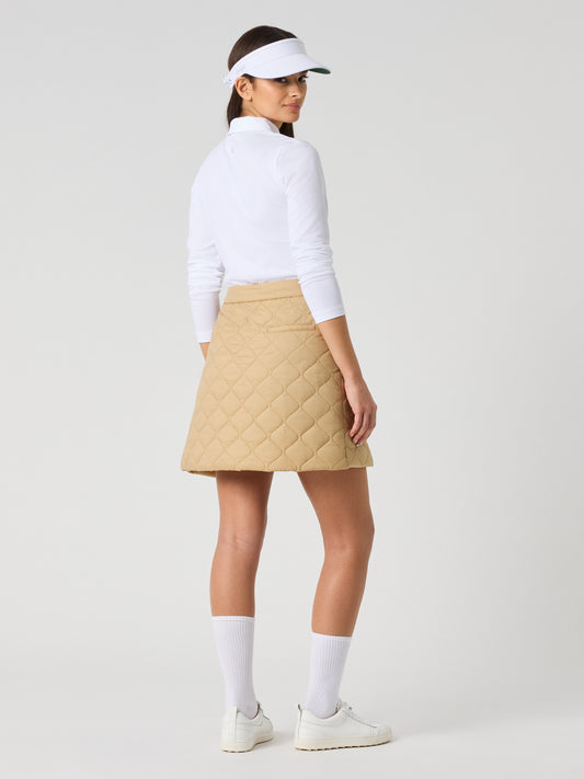 Quilted Skirt 45 Cm Bark