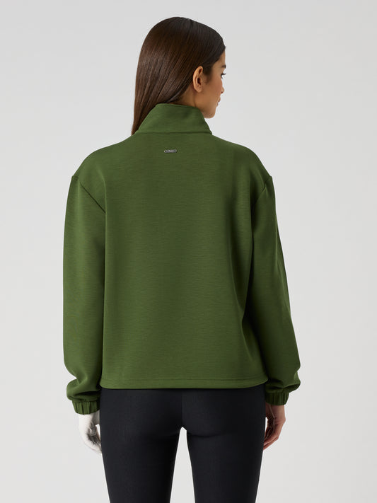 Relaxed Midlayer Half Neck Khakora