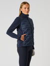 Quilt Hybrid Jacket Navy
