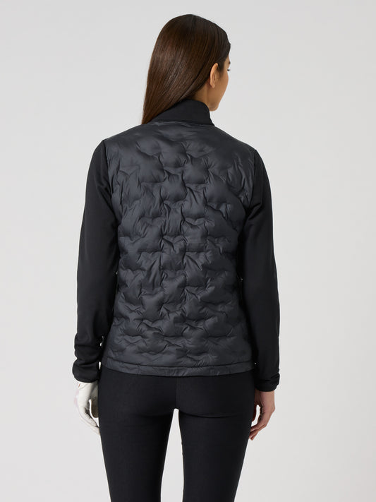 Quilt Hybrid Jacket Black