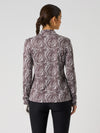 Dull Printed Ls Half Neck Zebra