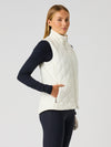 Quilt Padded Vest Ivory