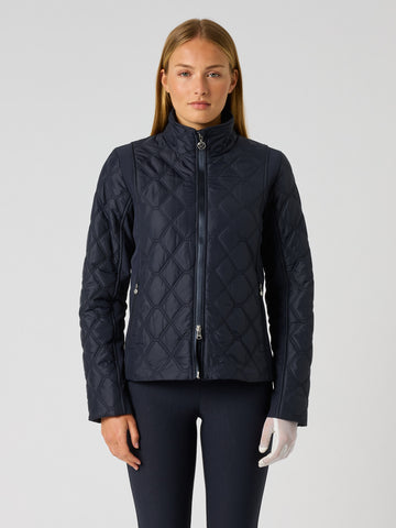 Quilt Padded Jacket Navy