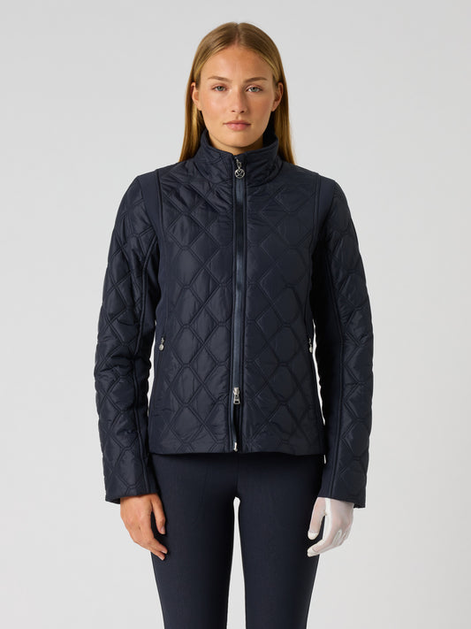 Quilt Padded Jacket Navy