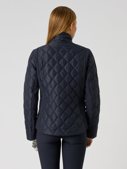 Quilt Padded Jacket Navy