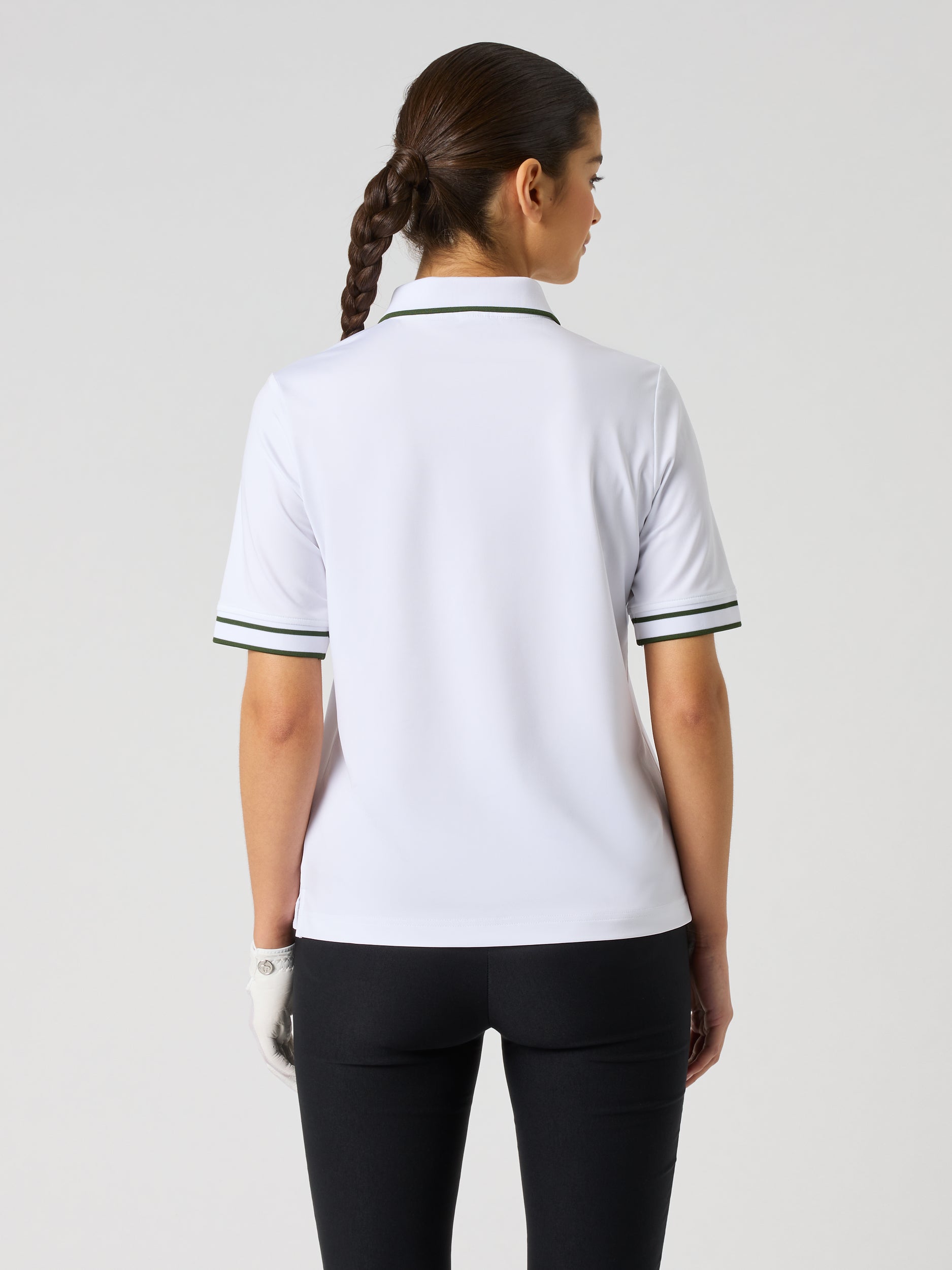 Ribbon 1/2s Polo Shirt White – Daily Sports