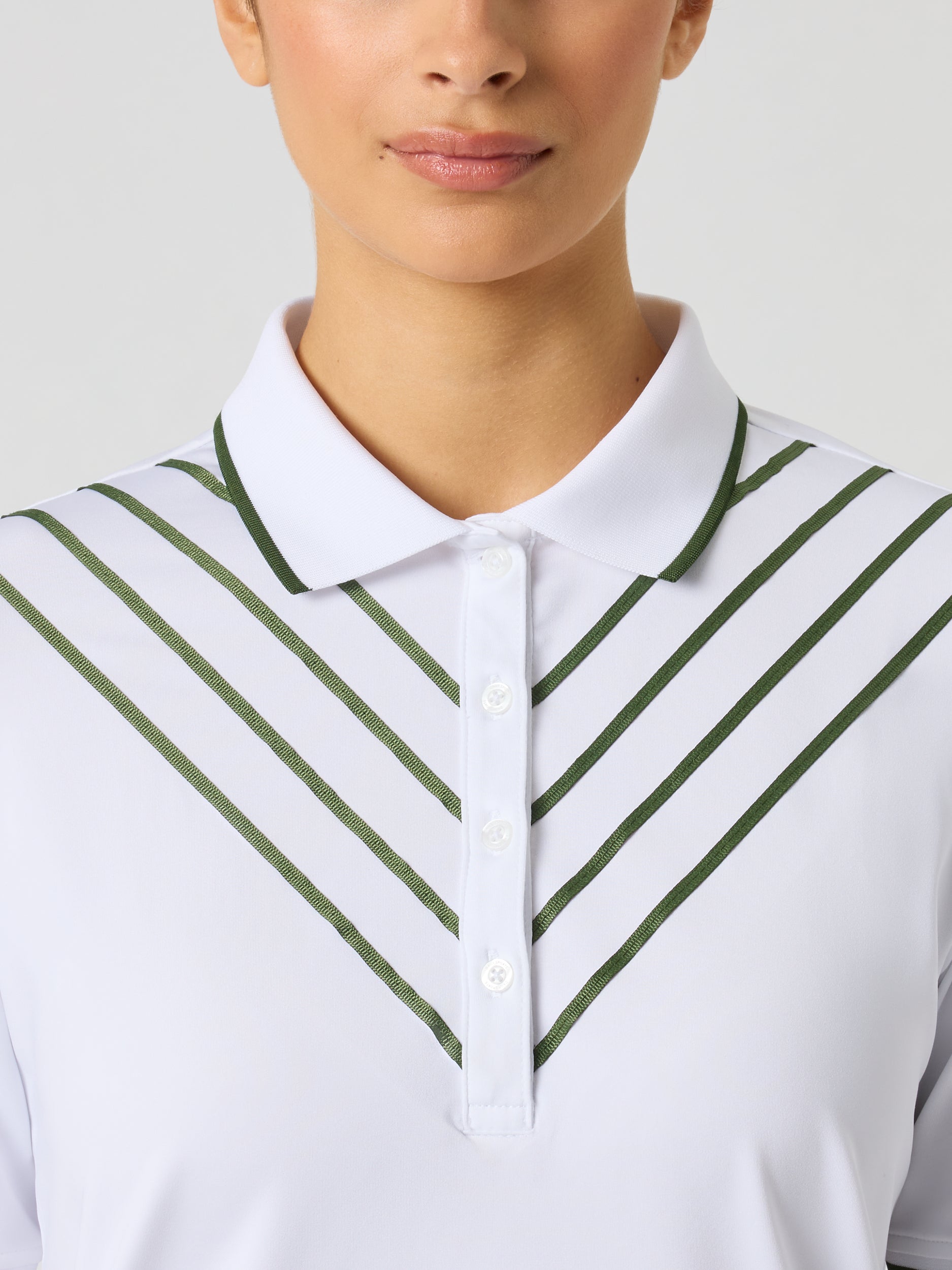 Ribbon 1/2s Polo Shirt White – Daily Sports