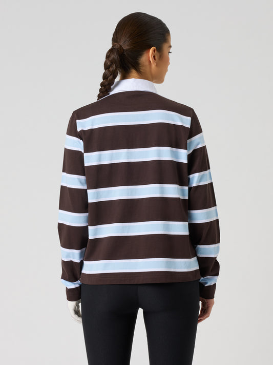 Rugby Ls Polo Shirt Brownie