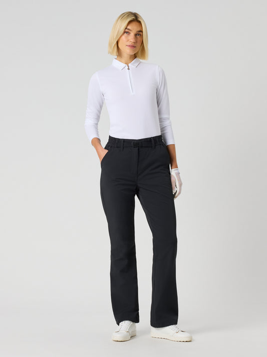 Belted Wind Pants Black