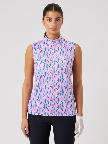 Sheermotion Sleeveless Top Swerly Stripe