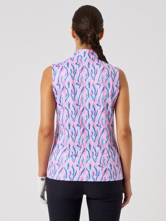 Sheermotion Sleeveless Top Swerly Stripe