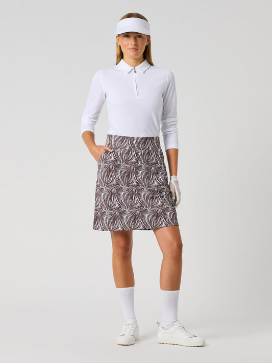 Printed Dull Pull-on Skort 50 Cm Zebra