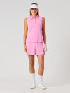Heart Sleeveless Polo shirt