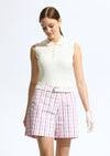 Checked Shorts 41 cm Multi Check Pink