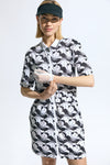 Night Flower 1/2-Sleeved Dress Night Flower