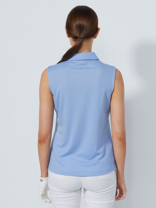 Peoria Sleeveless Top Blue heron