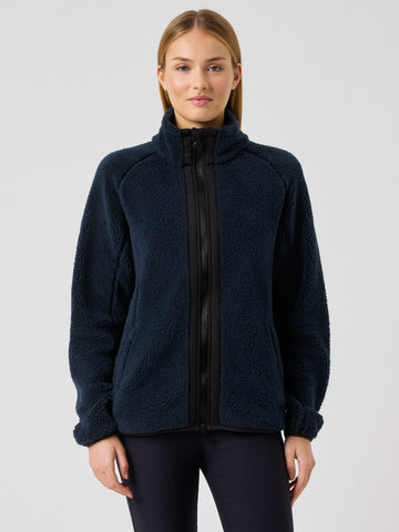 Lora Soft Teddy Jacket Midnight blue