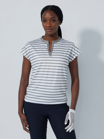 Itami Cap Sleeved Top Taupe