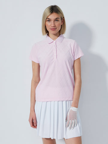 Terry Touch Short-Sleeved Top  Pink