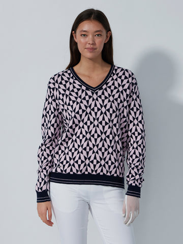 Jacquard Pullover Mosaic Harmony