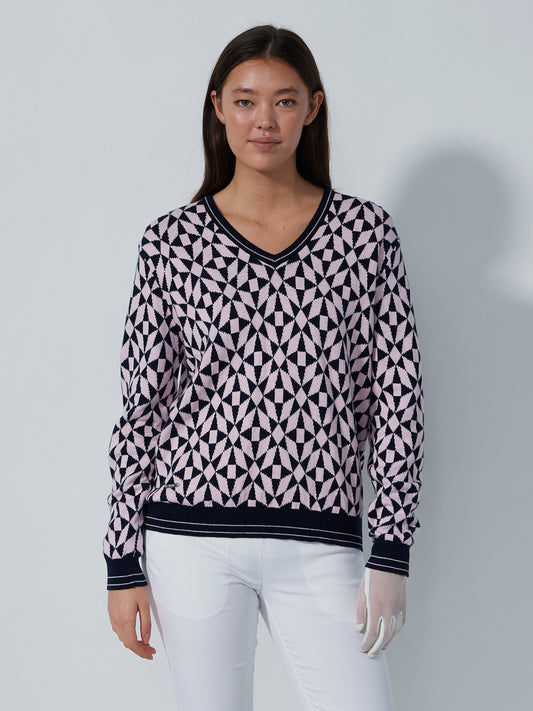 Jacquard Pullover Mosaic Harmony