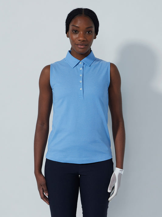 Fairway Sleeveless Top Sky