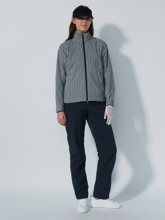 Flaine Print Rain Jacket Diamond